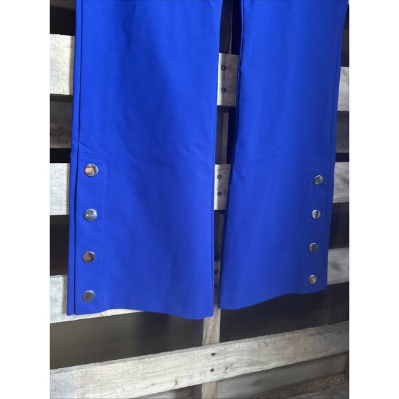 INC International Concepts Royal Blue Pull On Casual Dress Pants Bootcut Size 14 - Picture 2 of 5